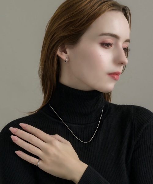 muku（ムク）の「PINKY RING/PEARL×ZIRCONIA（リング・レディース・ゴールド/シルバー・3）」の11枚目の写真