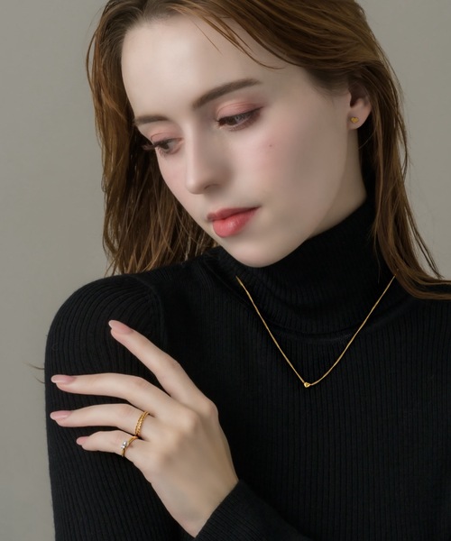 muku（ムク）の「PINKY RING/PEARL×ZIRCONIA（リング・レディース・ゴールド/シルバー・3）」の16枚目の写真