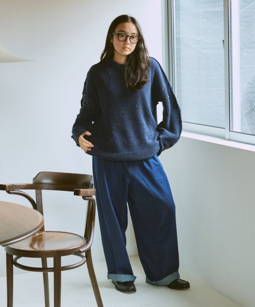 BROKEN BASE（ブロークンベース）の「バレルデニムパンツ（デニムパンツ・メンズ・インディゴブルー/ブラック・SMALL/MEDIUM/LARGE）」の3枚目の写真