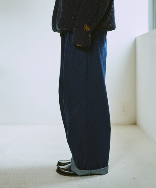 BROKEN BASE（ブロークンベース）の「バレルデニムパンツ（デニムパンツ・メンズ・インディゴブルー/ブラック・SMALL/MEDIUM/LARGE）」の14枚目の写真
