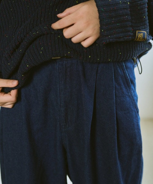 BROKEN BASE（ブロークンベース）の「バレルデニムパンツ（デニムパンツ・メンズ・インディゴブルー/ブラック・SMALL/MEDIUM/LARGE）」の16枚目の写真