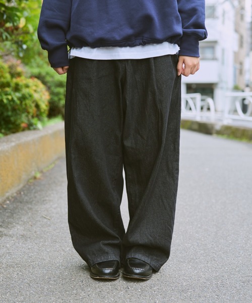 BROKEN BASE（ブロークンベース）の「バレルデニムパンツ（デニムパンツ・メンズ・インディゴブルー/ブラック・SMALL/MEDIUM/LARGE）」の18枚目の写真