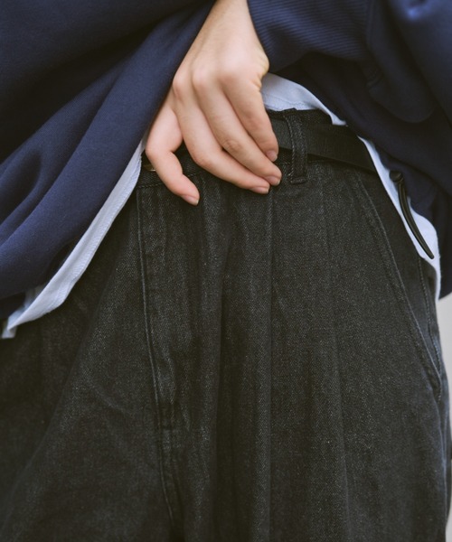 BROKEN BASE（ブロークンベース）の「バレルデニムパンツ（デニムパンツ・メンズ・インディゴブルー/ブラック・SMALL/MEDIUM/LARGE）」の21枚目の写真