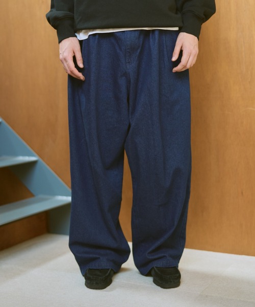 BROKEN BASE（ブロークンベース）の「バレルデニムパンツ（デニムパンツ・メンズ・インディゴブルー/ブラック・SMALL/MEDIUM/LARGE）」の8枚目の写真