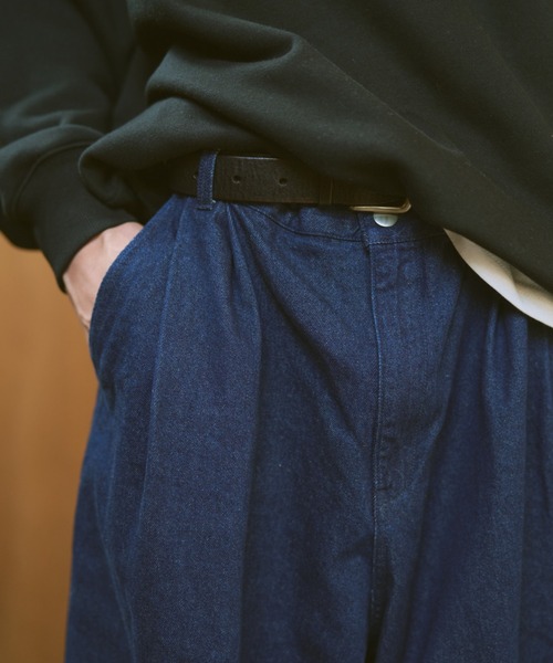 BROKEN BASE（ブロークンベース）の「バレルデニムパンツ（デニムパンツ・メンズ・インディゴブルー/ブラック・SMALL/MEDIUM/LARGE）」の11枚目の写真