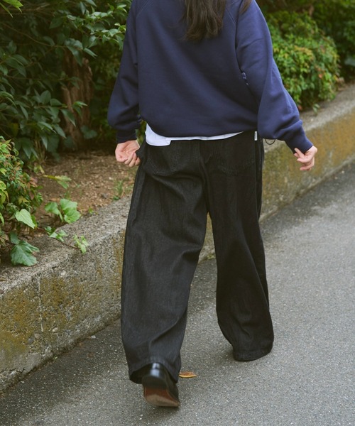 BROKEN BASE（ブロークンベース）の「バレルデニムパンツ（デニムパンツ・メンズ・インディゴブルー/ブラック・SMALL/MEDIUM/LARGE）」の17枚目の写真