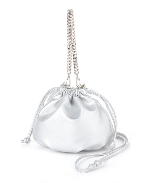 LAKOLE（ラコレ）の「チェーンハンドル2WAYショルダーバッグ / 253087（ショルダーバッグ・レディース・ライトブルー/ブラック/シルバー・FREE）」の17枚目の写真