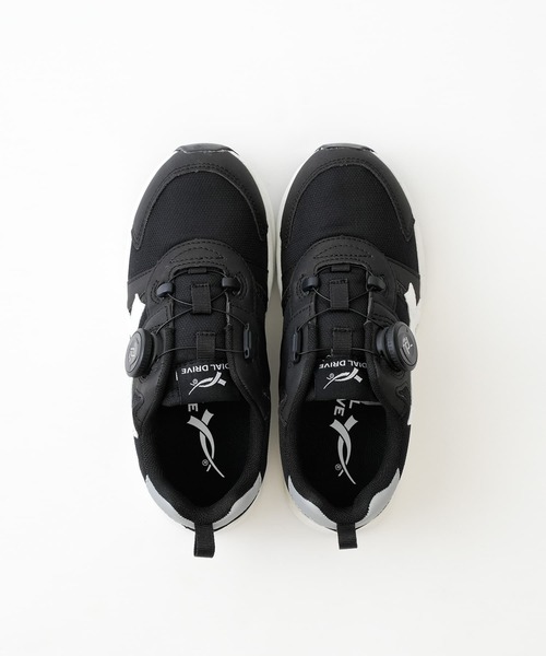 DIAL DRIVE(ダイヤルドライブ)の「【DIAL DRIVE】ダイヤルドライブ FUSION(スニーカー・キッズ・ベージュ/ブラック/サックスブルー/ホワイト/パープル・21cm/20cm/22cm/19cm/23cm/18cm)」の11枚目の写真