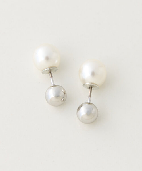 PAPILLONNER（パピヨネ）の「リバーシブルピアス（ピアス（両耳用）・レディース・シルバー/ゴールド・FREE）」の7枚目の写真