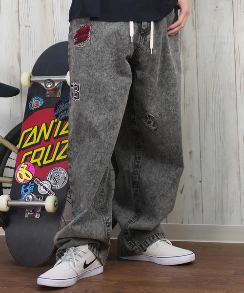 SANTA CRUZ(サンタクルーズ)の「【ムラサキスポーツ限定】SANTACRUZ/サンタクルーズ ロンパン デニム パッチジーンズ 刺繍 ユニセックス 502251501(デニムパンツ・メンズ・グリーン系その他/インディゴブルー/ブルー系その他/ブラック/ブラック系その他/ブルー・L/M/S)」の15枚目の写真