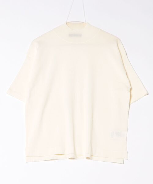 INTERPLANET（インタープラネット）の「【接触冷感】ボックスシルエットハイネックプルオーバー（ニット/セーター・レディース・ブラック/オフホワイト/ブルー/ホワイト系その他・FREE）」の8枚目の写真