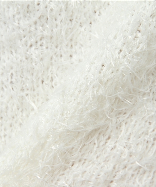 E hyphen world gallery（イーハイフンワールドギャラリー）の「・フェザーニットハイネックIラインワンピース（ワンピース・レディース・ネイビー/アイボリー/ブラック/キャメル・FREE）」の12枚目の写真