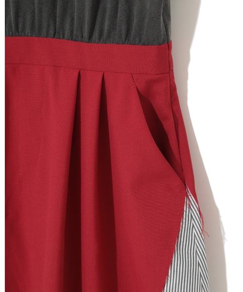 UNDERCOVER（アンダーカバー）の「UP1E1701-2（ワンピース・レディース・チャコール・1）」の5枚目の写真