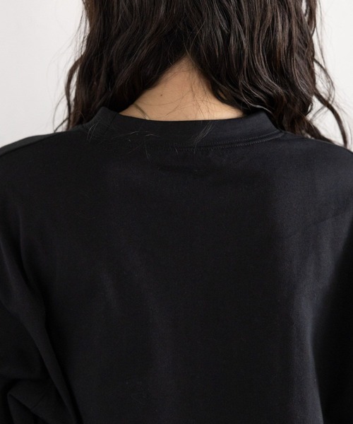RAGEBLUE(レイジブルー)の「ワッペン刺繍/カレッジロゴロングTシャツ(Tシャツ/カットソー・レディース・ブラック/ブルー/ホワイト・FREE)」の7枚目の写真