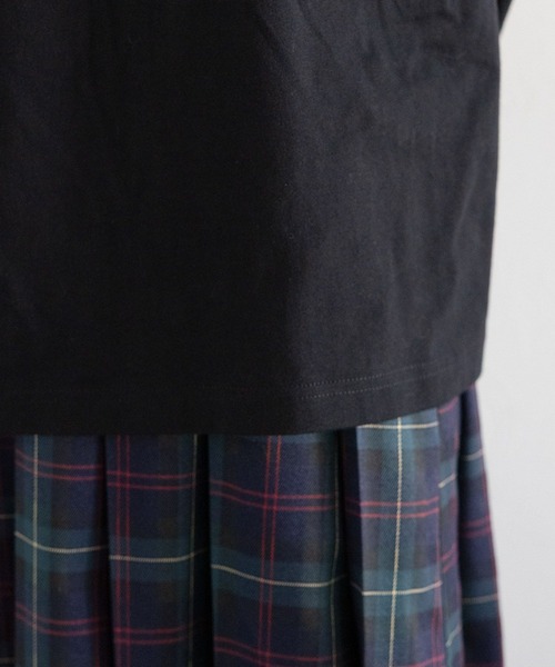 RAGEBLUE(レイジブルー)の「ワッペン刺繍/カレッジロゴロングTシャツ(Tシャツ/カットソー・レディース・ブラック/ブルー/ホワイト・FREE)」の6枚目の写真