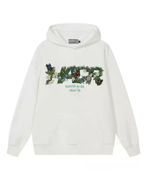 HARSH AND CRUEL(ハーシュアンドクルーエル)の「フロントプリント プルオーバーパーカー オーバーサイズ ユニセックス HC25S1TP03【Harsh and Cruel】(パーカー・メンズ・ホワイト/ブラック・L/M/XL)」の19枚目の写真