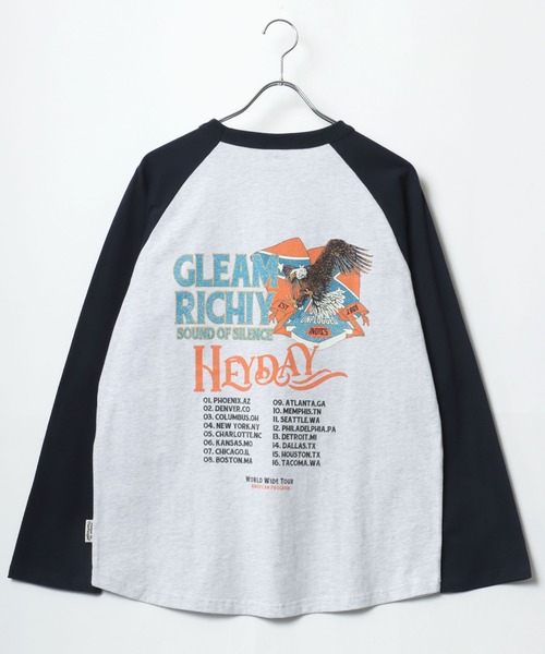 POWER TO THE PEOPLE(パワートゥーザピープル)の「POWER TO THE PEOPLE/パワートゥザピープル オーバーサイズ イーグル バンドツアーライク バックプリント ラグランロンT レディース メンズ(Tシャツ/カットソー・メンズ・ライトグレー/ホワイト/ホワイト系その他・LL/L/M)」の18枚目の写真