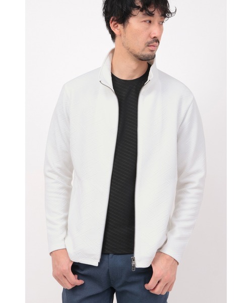 HIGH STREET(ハイストリート)の「HIGH STREET∴キカブリスタートラックジャケット(その他アウター・メンズ・ブラック/ホワイト・L/LL/XXL/M)」の1枚目の写真