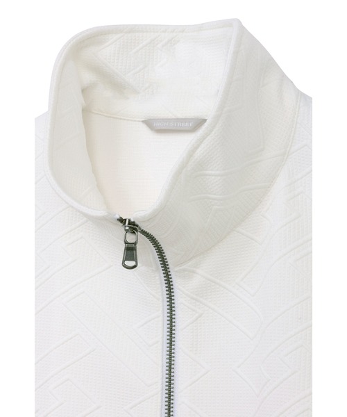 HIGH STREET(ハイストリート)の「HIGH STREET∴キカブリスタートラックジャケット(その他アウター・メンズ・ブラック/ホワイト・L/LL/XXL/M)」の6枚目の写真