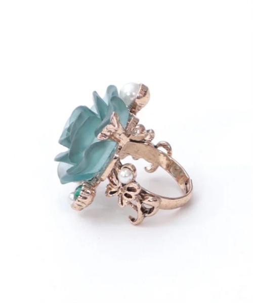 axes femme(アクシーズファム)の「フェイバリットローズリング(リング・レディース・グリーン/ホワイト/レッド/ピンク/パープル/イエロー/オレンジ/ブルー/サックスブルー/ブラック・FREE)」の21枚目の写真