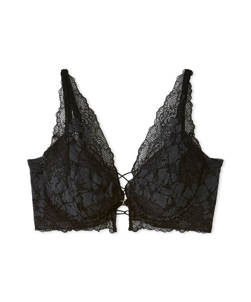 LILY BROWN(リリーブラウン)の「【LILY BROWN Lingerie】レディメイクブラ+/リネンレース(ブラジャー・レディース・ブラック/ミント・B65/B70/B75/C65/C70/C75/D65/D70/D75/E65/E70/E75)」の1枚目の写真