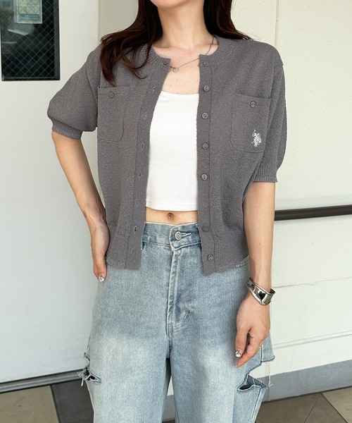 セール】＜U.S.POLOASSN.＞別注ワンポイント刺繍コンパクト