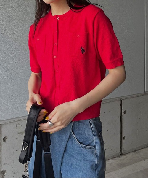 セール】＜U.S.POLOASSN.＞別注ワンポイント刺繍コンパクト
