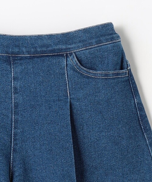 green label relaxing（グリーンレーベルリラクシング）の「ストレッチデニム キュロット / キッズ  100cm-160cm - ストレッチ -（その他パンツ・キッズ・ブラック/ライトブルー/コバルトブルー・120cm/140cm/150cm/100cm/130cm/160cm/110cm）」の6枚目の写真