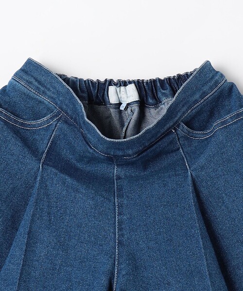 green label relaxing（グリーンレーベルリラクシング）の「ストレッチデニム キュロット / キッズ  100cm-160cm - ストレッチ -（その他パンツ・キッズ・ブラック/ライトブルー/コバルトブルー・120cm/140cm/150cm/100cm/130cm/160cm/110cm）」の9枚目の写真