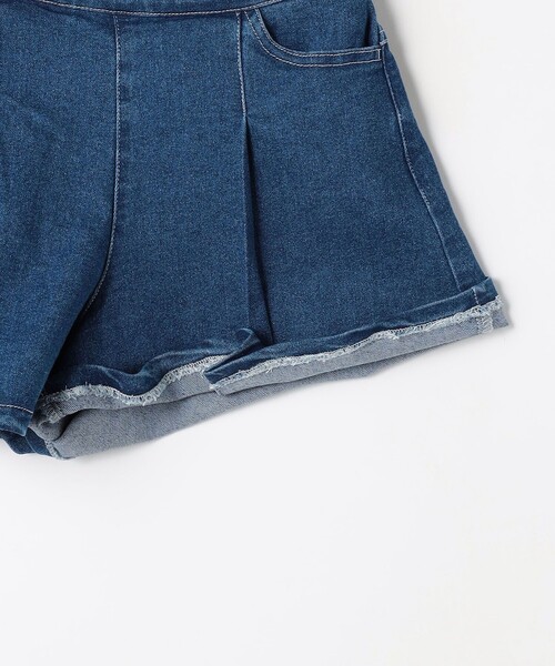 green label relaxing（グリーンレーベルリラクシング）の「ストレッチデニム キュロット / キッズ  100cm-160cm - ストレッチ -（その他パンツ・キッズ・ブラック/ライトブルー/コバルトブルー・120cm/140cm/150cm/100cm/130cm/160cm/110cm）」の11枚目の写真