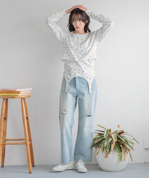 LOWRYS FARM（ローリーズファーム）の「サッカーシューズ 284425（スニーカー・レディース・アイボリー/ブラック/ブラウン/ホワイト/ブラック系その他・MEDIUM/LARGE）」の13枚目の写真