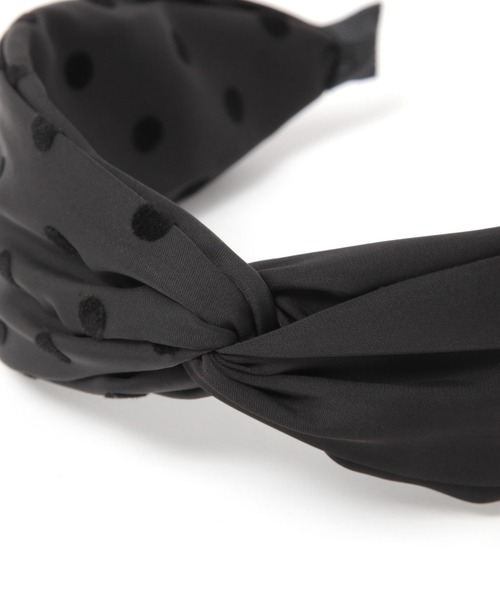 GLOBAL WORK(グローバルワーク)の「ひねり柄カチューシャ/286954(カチューシャ・レディース・グレー/ブラウン/ブラック/ドット/ベージュ/ホワイト・ONE SIZE)」の9枚目の写真