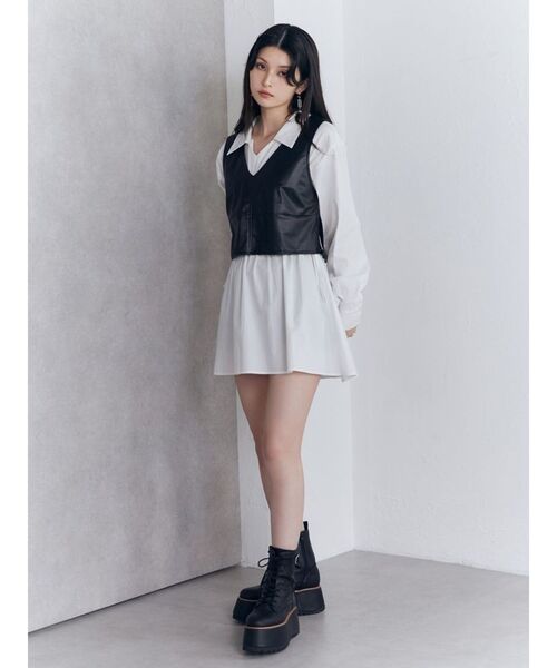 MURUA（ムルーア）の「レースアップブーツ（ブーツ・レディース・ブラック/ブラウン・24.5/22.5/23.5）」の7枚目の写真