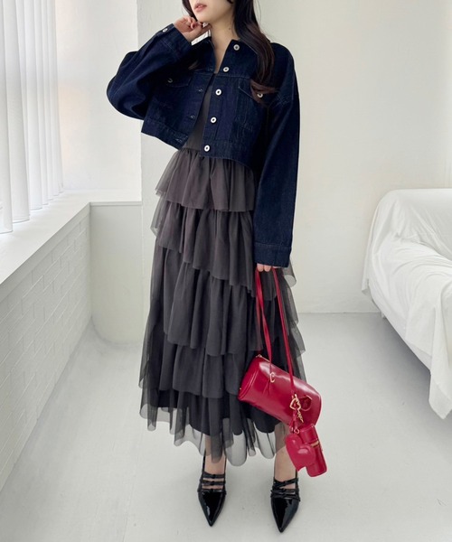 one after another NICE CLAUP（ワンアフターアナザーナイスクラップ）の「チャーム付きドラムバッグ（ショルダーバッグ・レディース・ブラック/アイボリー/レッド・FREE）」の22枚目の写真