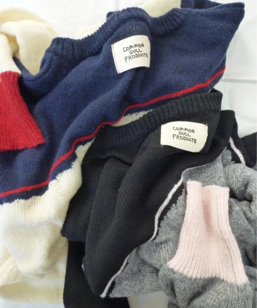 common gull products.（コモンガルプロダクツ）の「片っぽのニット（ニット/セーター・レディース・ホワイト系/グレー系・SMALL/MEDIUM/LARGE）」の21枚目の写真