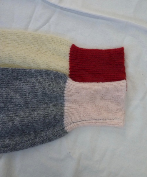 common gull products.（コモンガルプロダクツ）の「片っぽのニット（ニット/セーター・レディース・ホワイト系/グレー系・SMALL/MEDIUM/LARGE）」の17枚目の写真