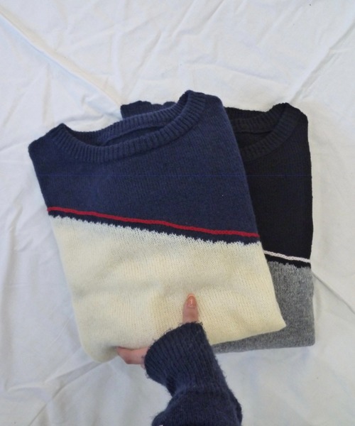 common gull products.（コモンガルプロダクツ）の「片っぽのニット（ニット/セーター・レディース・ホワイト系/グレー系・SMALL/MEDIUM/LARGE）」の14枚目の写真