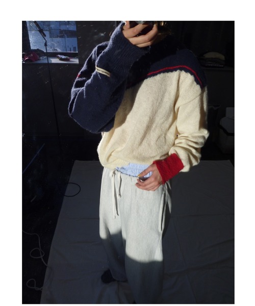 common gull products.（コモンガルプロダクツ）の「片っぽのニット（ニット/セーター・レディース・ホワイト系/グレー系・SMALL/MEDIUM/LARGE）」の13枚目の写真