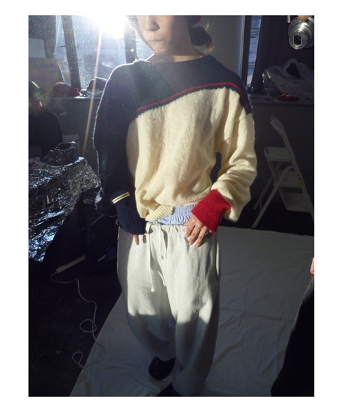 common gull products.（コモンガルプロダクツ）の「片っぽのニット（ニット/セーター・レディース・ホワイト系/グレー系・SMALL/MEDIUM/LARGE）」の12枚目の写真