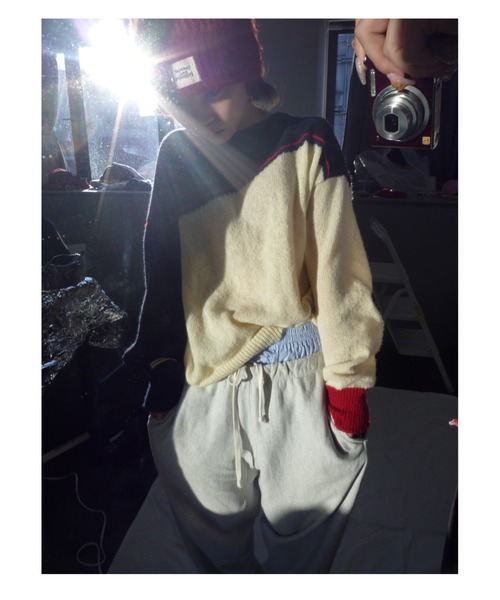 common gull products.（コモンガルプロダクツ）の「片っぽのニット（ニット/セーター・レディース・ホワイト系/グレー系・SMALL/MEDIUM/LARGE）」の11枚目の写真