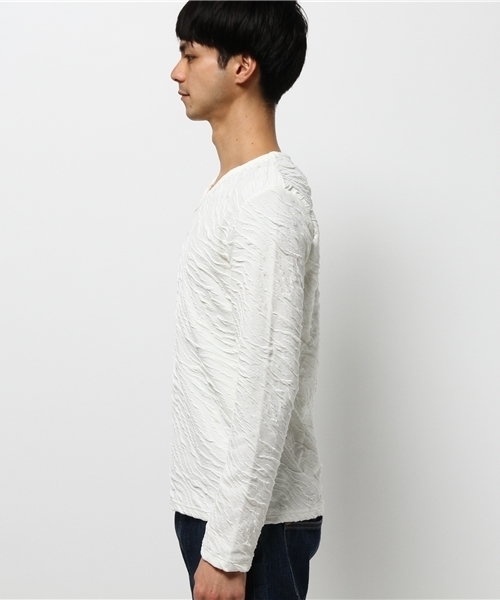 VENCEEXCHANGE（ヴァンスエクスチェンジ）の「フクレジャカードロンT（Tシャツ/カットソー・メンズ・ホワイト/グレー/ダークグレー/ブラック・MEDIUM/LARGE）」の9枚目の写真