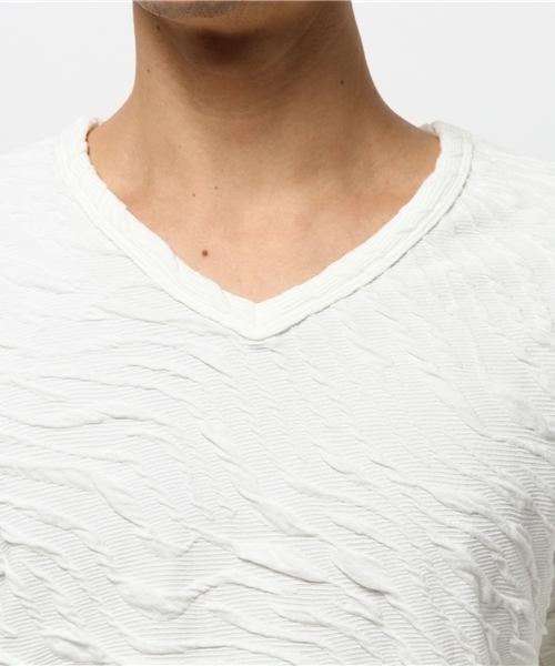 VENCEEXCHANGE（ヴァンスエクスチェンジ）の「フクレジャカードロンT（Tシャツ/カットソー・メンズ・ホワイト/グレー/ダークグレー/ブラック・MEDIUM/LARGE）」の5枚目の写真