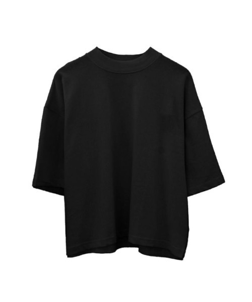 aquagarage(アクアガレージ)の「ヘビーウェイトビックTシャツ(Tシャツ/カットソー・レディース・イエロー/ブラック/オフホワイト・M)」の6枚目の写真