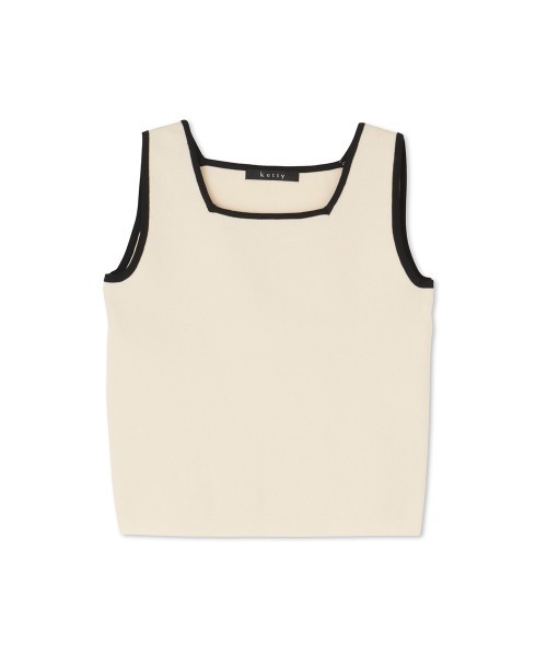 ketty(ケティ)の「バイカラーニットジャケットアンサンブル≪手洗い可能≫(その他アウター・レディース・ネイビー/ブルー/オフホワイト・M)」の16枚目の写真
