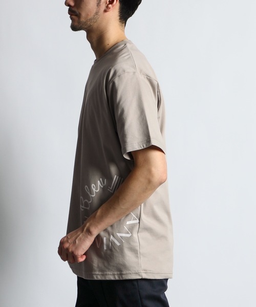 LANVIN en Bleu(ランバンオンブルー)の「2層構造 クールマックス サークルロゴ Tシャツ(Tシャツ/カットソー・メンズ・ホワイト/ブラック/グレイッシュベージュ・50/48/46/52)」の10枚目の写真