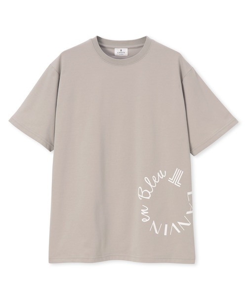 LANVIN en Bleu(ランバンオンブルー)の「2層構造 クールマックス サークルロゴ Tシャツ(Tシャツ/カットソー・メンズ・ホワイト/ブラック/グレイッシュベージュ・50/48/46/52)」の14枚目の写真