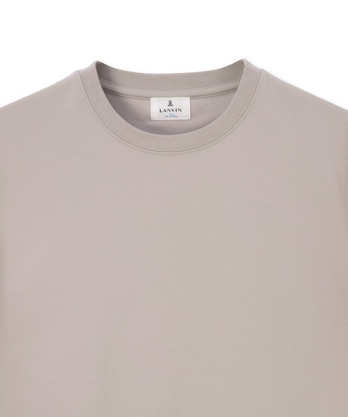LANVIN en Bleu(ランバンオンブルー)の「2層構造 クールマックス サークルロゴ Tシャツ(Tシャツ/カットソー・メンズ・ホワイト/ブラック/グレイッシュベージュ・50/48/46/52)」の16枚目の写真