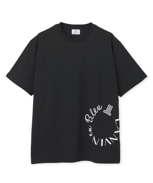 LANVIN en Bleu(ランバンオンブルー)の「2層構造 クールマックス サークルロゴ Tシャツ(Tシャツ/カットソー・メンズ・ホワイト/ブラック/グレイッシュベージュ・50/48/46/52)」の13枚目の写真