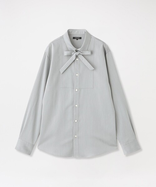 LOVELESS(ラブレス)の「ツイルリボンタイシャツ(シャツ/ブラウス・メンズ・ブルー系その他7/ライトグレー・M/L/S)」の5枚目の写真