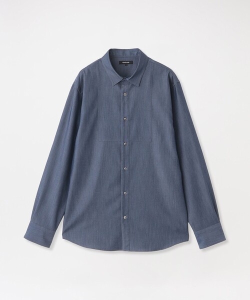 LOVELESS(ラブレス)の「ツイルリボンタイシャツ(シャツ/ブラウス・メンズ・ブルー系その他7/ライトグレー・M/L/S)」の8枚目の写真